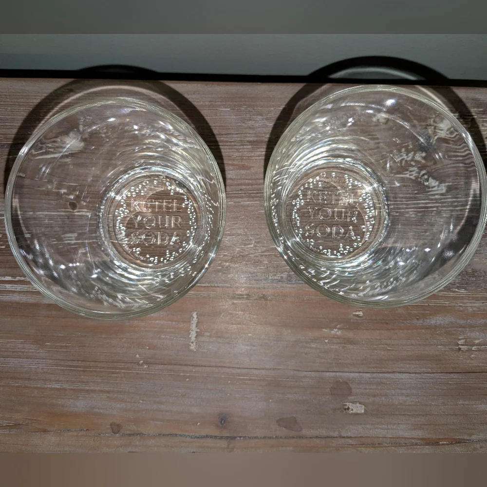 2 Ketel One Vodka Ketel Your Soda Rocks Glasses Advertising